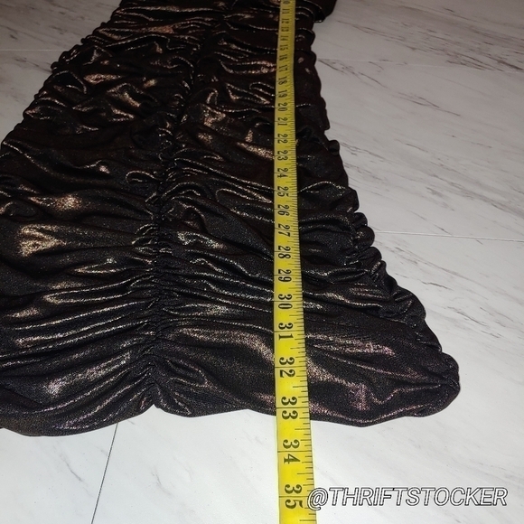 Bronze bodycon dress - Picture 4 of 6